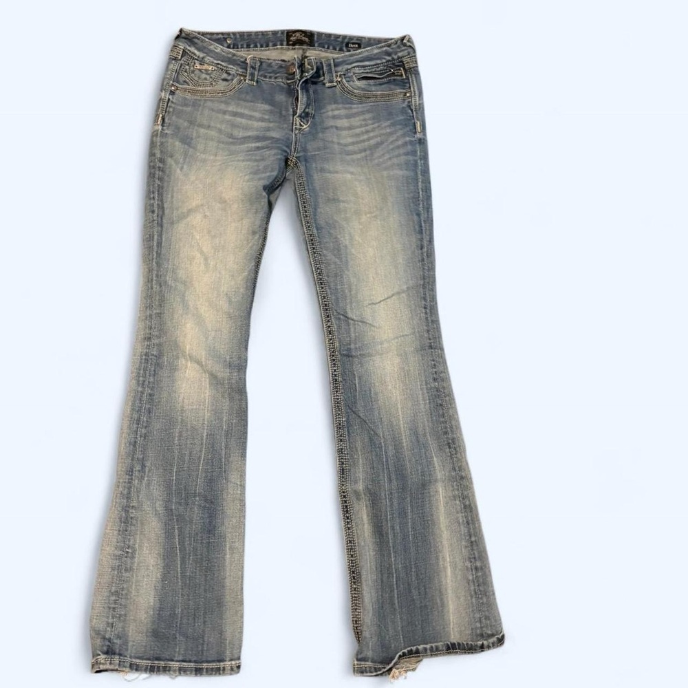 Y2K low rise bootcut jeans